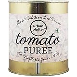 Urban Platter Tomato Puree Can, 800g RS.100 (67.00% Off) - Amazon