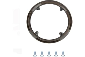 Floatdream Cubre Plato Bicicleta, Cubrecadena Plástico Bicicleta, Disco Cubrecadena 8 Agujeros, para 42 Dientes Bicicleta Mountain Bike (Marrón)