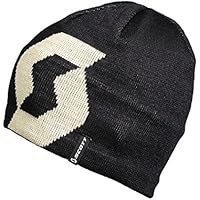 Scott Team 10 Gorro, Otoño-invierno, unisex, color Caviar Black/White, tamaño talla única