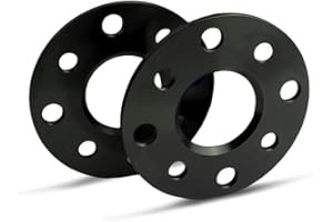 SCC Spurverbreiterung 10212W - schwarz eloxiert - LK: 100/4 NLB: 54,1 - 5mm - 2 Stück