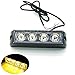 Produktbild heinmo Notfall Beacon Licht Auto 4 LED Bar 12 Blinkmodus 4 W 12 V LED Strobe Licht für Universal Passform Hazard Truck