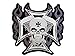 Produktbild Eisernes Kreuz Iron Cross Skull V2 Chopper Biker Motorrad Aufnaher Patch
