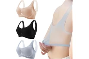 KEYULI Seamless Ice Silk Ultra Thin Bra, Ultra-Thin Ice Silk Bra, Ice Silk Air Bra, Ultra-Thin Ice Silk Lifting Bra