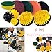 Produktbild CHshe 9 Stücke Bohrmaschine Bürstenaufsatz Bohrbürsten Befestigung Power Scrubber Reinigungsbürste Tub Cleaner Combo Tool Kit Für Elektrische Bohrmaschinen Scrubber Bürste Küche Badezimmer
