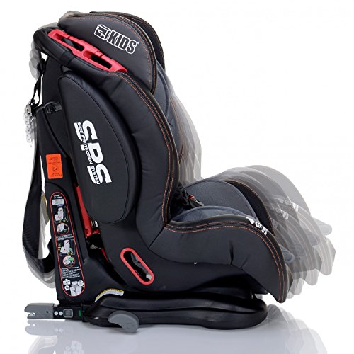 LCP Kids Autokindersitz Isofix GT Comfort 9-36 kg Gruppe 1, 2, 3 Schlaf- Liegeposition, verstellbare Kopfstütze + SPS Aufprallschutzsystem - 3