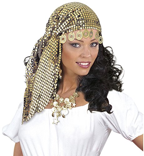 Preisvergleich Produktbild Widmann goldener Kopfschmuck Zigeuner- / Gypsy-Kostüm