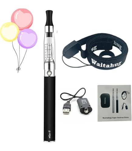 eGo T E zigarette starterset, vape aufladbar 1100mAh eGo-T Akku, 1,6ml  Kapazität CE4 Verdampfer, ezigarette, vape ohne nikotin aufladbar:  Amazon.de: Elektronik & Foto