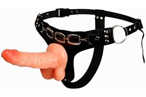 Dreamlove Arnes con Pene Realistico y Braguita Ajustable Ultra Passionate 15.5 cm - 1 Unidad