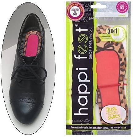 Happi Feet Shoe Trainers Fresheners Vanilla 1 Pair Odour Control Insoles