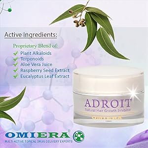 Omiera Acdue Acne Scar Treatment, Acne Treatment Cream, Acne Cleanser & Adroit Facial Hair Inhibitor Cream for Treatment… - Image 4