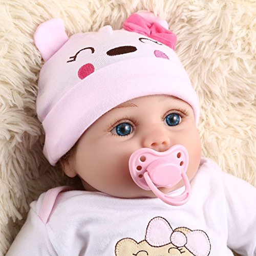Gwendoll 55 CM 6 PCS / Set Mignon Conception Enfants Reborn Bébé Poupée Souple Vinyle Réaliste Nouveau-Né Poupée Fille Cadeau d'anniversaire pour Les Enfants Filles