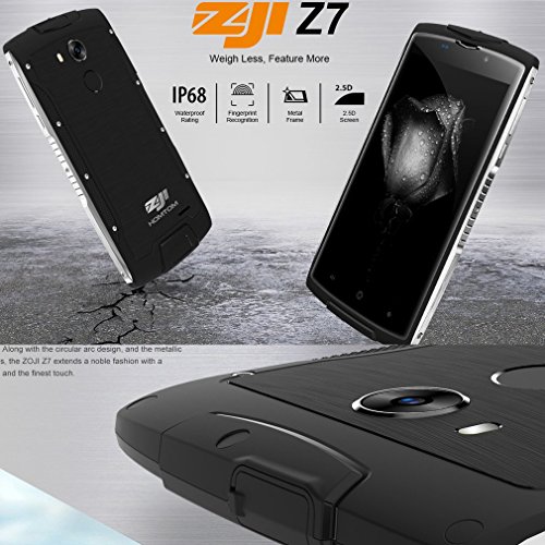 Telefonia Mobile Smartphone in offerte, HOMTOM ZOJI-Z7 5.0 inch 1280 x 720 Pixels HD Schermo Dual SIM Quad Core IP68 Android 6.0 Smartphone con Sensore Fingerprint, 2MP/8MP, 2GB RAM 16GB ROM, 3000mAh