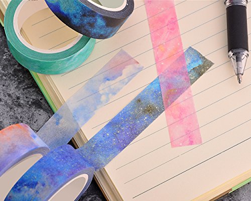 DSstyles 10M Adhesivo Creativo Reposicionable Scrapbooking Craft Stripes Dots DIY Japon  s Masking Tapes Decorativo Sticky Washi Cinta Colecci  n Set