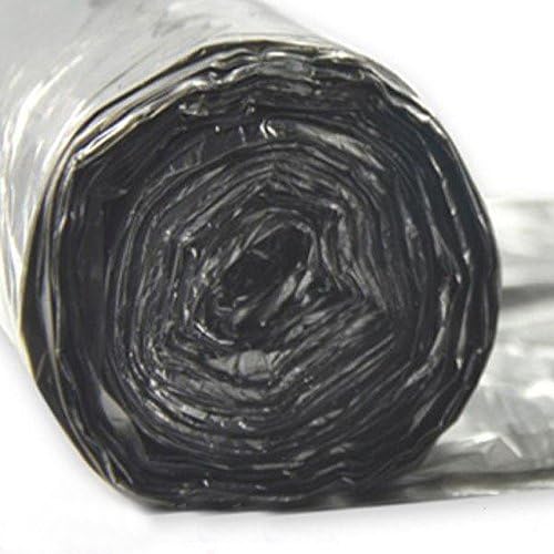 50 Bags/Roll Disposable Waste Bin Liners Bin Bags Garbage Trash Waste Bags (Black)