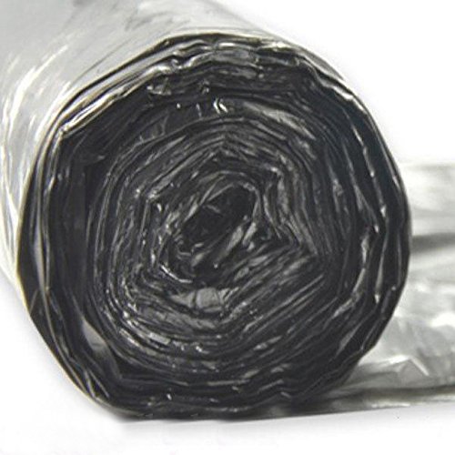 50 Bags/Roll Disposable Waste Bin Liners Bin Bags Garbage Trash Waste Bags (Black)