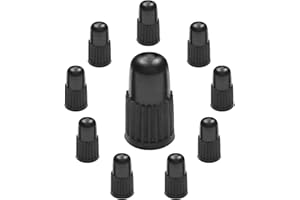 Pitlane Performance® Cappucci valvola Presta; Set da 10 Coprivalvole per pneumatici bici; Protezione per valvole; Coprivalvole e‑bike