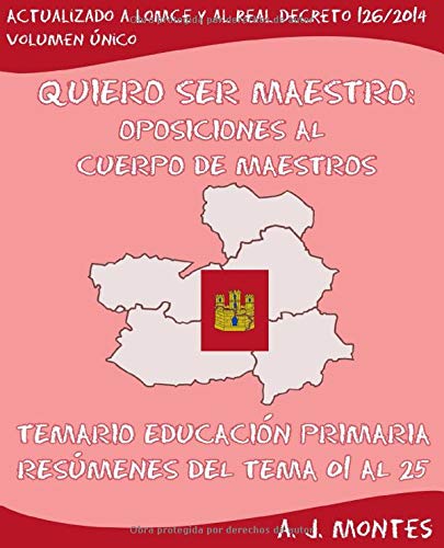 QUIERO SER MAESTRO: Oposiciones al Cuerpo de Maestros - Temario Educación Primaria: Resúmenes del QUIERO SER MAESTRO: Oposiciones al Cuerpo de Maestros - Temario Educación Primaria: Resúmenes del