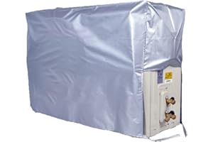 Bekasa Cubierta de aire acondicionado para exteriores, antipolvo, antinieve, impermeable, protector solar para ventana, aire acondicionado (3P-88 x 58 x 35 cm)