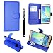 Produktbild Samsung Galaxy Note 8 Hülle, Von Kamal Star® Samsung Galaxy Note 8 Schutzhülle, Handyhülle Leder Hülle mit Standfunktion und Karte Halter für Samsung Galaxy Note 8 + Stylus (Blue Book)