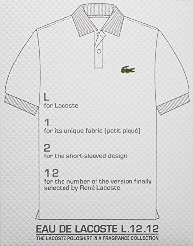 Lacoste L 12 Blanc homme / men, Eau de Toilette, Vaporisateur / Spray 100 ml, 1er Pack (1 x 100 ml) - 2