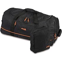 SKYPAK Borsa Da Viaggio Pieghevole 43L - Bagaglio A Mano 53x23x35 Cm - Leggera (0,4 Kg) In Nylon - Si Piega In 20x23x4 Cm - Colore Nero
