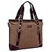 Produktbild Herren Vintage Tasche Mode Computer Tasche Business Aktentasche Mens Tote,Coffee-18inch