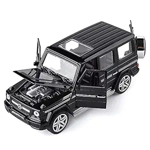 Metro Toys & Gift 1: 32 Scale G55 Diecast Metal Car Pull Back Alloy Car with Light and Sound Auto Model (Colour May Vary)
