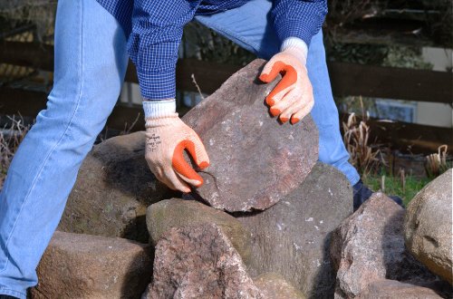 Connex COX938349 Handschuhe Pflasterer rot, Gr. 9 - 3