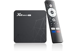 IDEALROYAL Android 14 TV Box, Android TV Box with 2GB 16GB RK3518 Quad-Core 64bit Cortex-A53 Chipset, Android Box 2025 Supports Dual-Band WiFi, Bluetooth 5.0, HDMI 2.0 and HD 4K