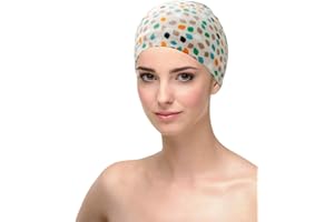 CAREBELL Headwear Gorro para Dormir Oncológico - Natalia Algodón (Pepitas)