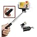 Produktbild ChargerCity Extendable Handheld Selfie Stick Monopod with Shutter Remote Control Button for iPhone 6 6 plus 5S 5C Samsung Galaxy S5 S6 A5 Note 4 3 Edge LG G3 G4 HTC ONE M9 M8 Moto, Compatble with IOS 5.0/ Android 4.2 or Above OS. ***INCLUDES A FREE MICRO SD MEMORY CARD READER TO TRNASFER PHOTOS TO YOUR PC***
