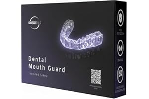 SNOOZE PALS Professional Mouth Guard for Teeth Grinding. 4 Pack UK Designed Gum Shield/Bruxism Mouth Guard for Sleeping. The Best Grinding Teeth Night Guard/Gum Shield for Grinding Teeth Available