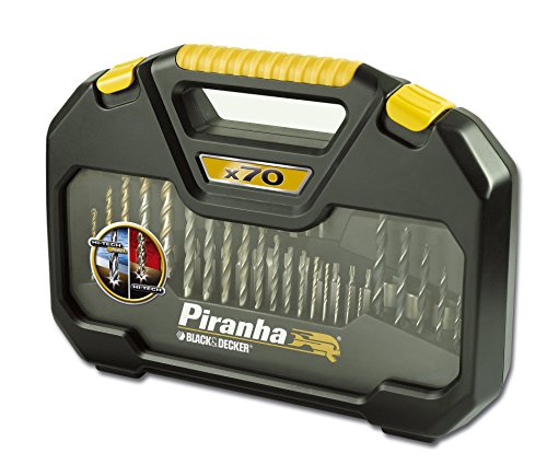 Black+Decker X88103-XJ Kit de 70 Piezas Hi Tech para taladrar y atornillar