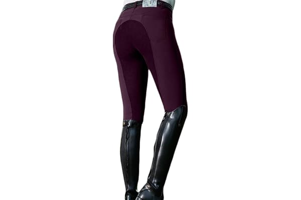 Minetom Pantalon D'Équitation pour Femmes Taille Haute pour Les Cavaliers Skinny Pantalon De Tir À l'arc Leggings avec Poche