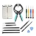 Price comparison product image XOOL 15 pieces Mobile Phone Repair Tool Kit with PCB Fixtures, ESD Tweezers, Opening Pry Tools, Screwdrivers, Scraper Knife and Carving Knife for cell phone and electronic products