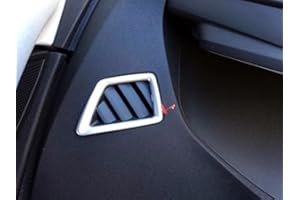 FLYING HIGH ARZER Couvre-voiture pour Peugeot 3008 GT / 5008 Sortie d'air Tableau de bord Air état Sortie d'aération Cadre Accessoire Auto 2 pièces 2017-2022