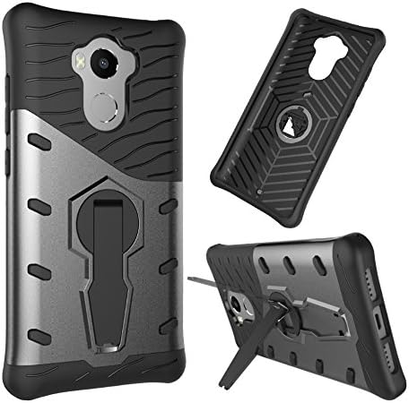 Xiaomi Redmi Note4/4 prime/4 pro Case, Tollcuudda Back Case Cover Pouch With Stand for Hongmi Note4/4 prime/4 pro Soft TPU and Hybrid Hard Rigid PC Covers Shock-Absorption Slim Fit Protective Cases for Xiaomi hongmi Note4/4 prime/4 pro - black