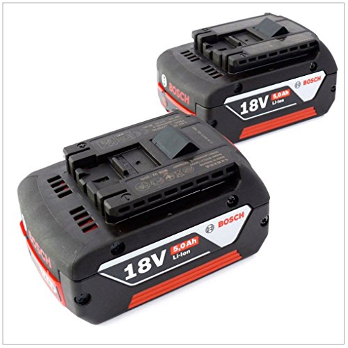 Bosch Akku-Pack 2 Stück 18 V 5,0Ah Li-Ion, 0615990G6Z - 2