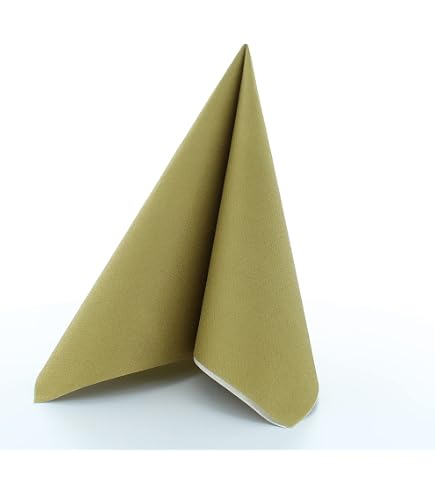 Mank Airlaid-Servietten 40x40 Cm In Silber – 50 Stück, Edel Wie Stoff, Praktisch Wie Einweg
