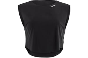WINSHAPE Koszulka do jogi Kobiety Damski lekki i miękki, Cropped Top Aet115ls
