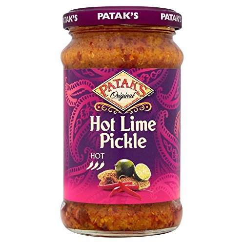 Patak Hot Lime Pickle (283g) - Packung mit 6