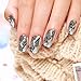 BMC 15pk Snake Crocodile Zebra Turtle Lizard Mixed Animal Pattern Nail Polish Art Decal Sticker Wrap Strips - Master Set