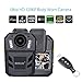 Produktbild Tragbare Body Camera GPS-Audio-und Videokamera Rekorder IR Night Vision HD1296P Wireless Wearable Camera LCD Display 32GB Speicher