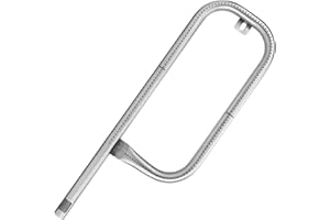 GriHero 60040 43.82CM Burner Tube Replacement for Weber Q100 Series Q100, Q120, Q1000, Q1200, Baby Q, Stainless Steel Grill Burner Pipe for Weber 69957 51060001 LP 51010001 50060001