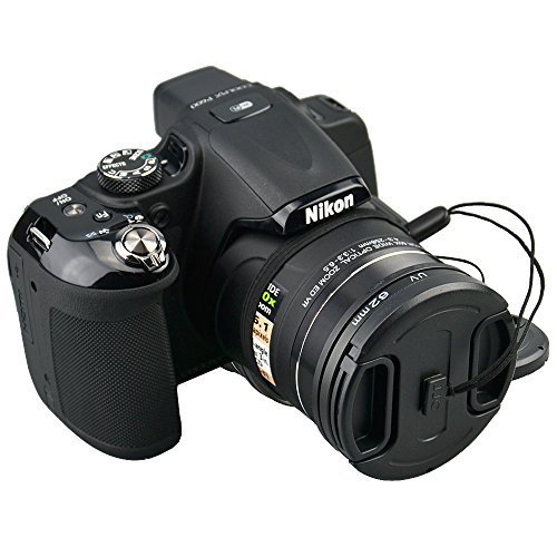 Kiwifotos Kit d accessoires pour Nikon Coolpix P600  P610  P610s - Adaptateur d objectif comprend  Filtres UV  Bouchon d objectif et Bouchon d Objectif gardien