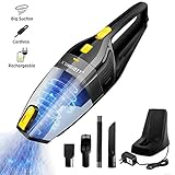 ☆【Inalámbrico & portátil,bajo nivel de ruido】:La aspiradora de mano inalámbrica recargable proporciona una gama completa de limpieza de su hogar. Es liviano y portátil para usar en cualquier lugar.El ruido se puede reducir con la esponja especial de bajo ruido.(Apague el interruptor y presione suavemente el producto en el cargador correctamente antes de cargar).