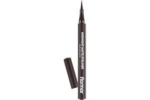 FLORMAR Midnight Matte Delineador de Ojos - Lápiz de Ojos Intenso, Fácil de Aplicar, Larga Duración, Ideal para Maquillaje Diario o Smoky Eyes lapiz ojos eyeliner, 02 Brown