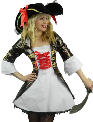 Yummy Bee Pirate Fancy Dress Costume Captain Ladies Sword Hat | Desertcart  Botswana