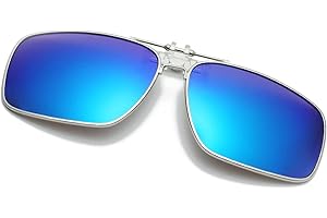 Long Keeper Okulary przeciwsłoneczne Clip On z polaryzacją – nakładka na okulary przeciwsłoneczne, polaryzacyjna nakładka na okulary przeciwsłoneczne Clip On dla osób noszących okulary dla kobiet i