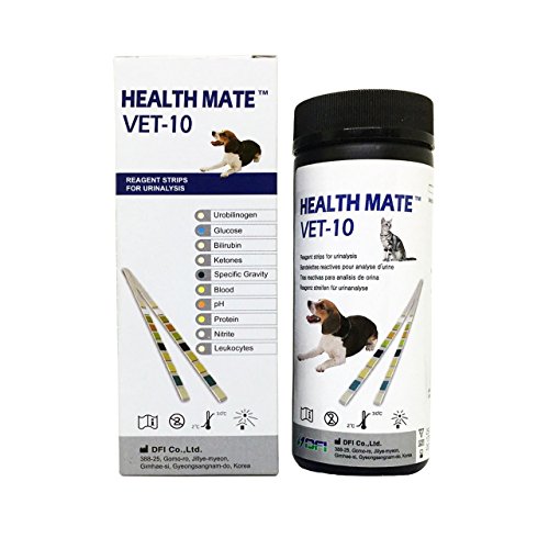 Preisvergleich Produktbild Hund, Katze Pet Health Urin 10 Parameter-Teststreifen, Packung mit 25 Tests